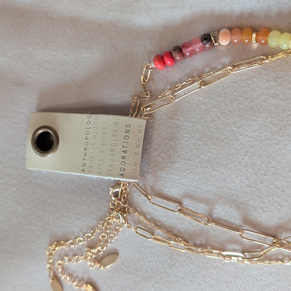 Anthropologie 3-tiered Stacked Necklace - New! - Picture 2 of 5